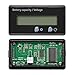 XCSOURCE Waterproof 12/24/36/48V LCD Lead-acid Battery and Lithium Battery Capacity Tester Voltage Meter Monitor Green Backlight for Vehicle Battery BI727