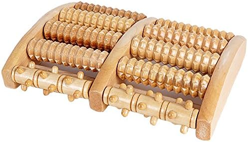 Wooden Foot Massager Roller Relieve Foot Pain