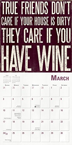 Uncorked Wine & Words 2019 Wall Calendar