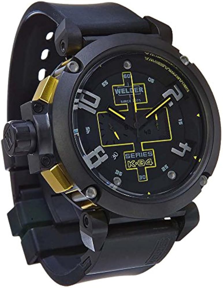 Welder K34-2001 - Reloj para Hombres, Correa de Goma Color Negro: Amazon.es: Relojes