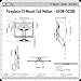 Pull down TV mount for fireplace - Aeon 50300