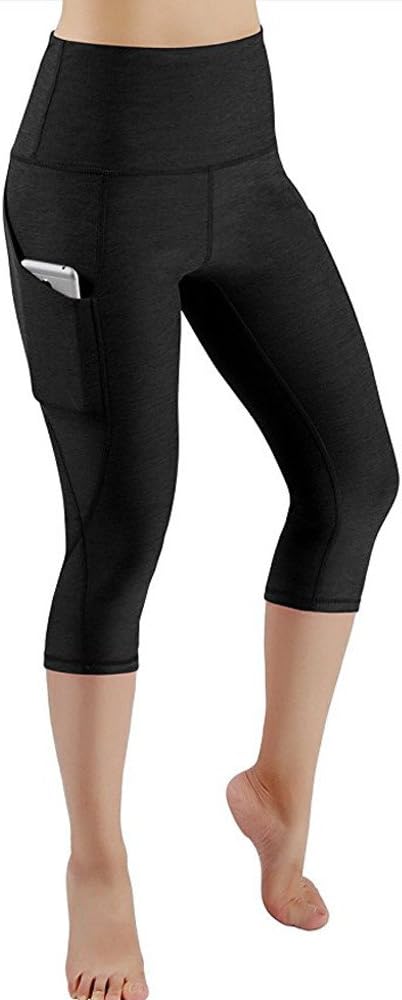 Women’s Yoga Pants with Pockets High Waist Tummy Control Workout Running Sport Leggings Slim Fit Fitness Gym Trousers