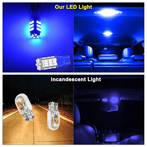 YITAMOTOR 921 LED Bulb RV Interior Light Blue, T10 192 194 906 12V LED