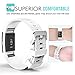 MoKo Fitbit Charge 2 Band, Soft Silicone Adjustable Replacement Sport Strap Band for 2016 Fitbit Charge 2 Heart Rate + Fitness Wristband, Wrist Length 5.70