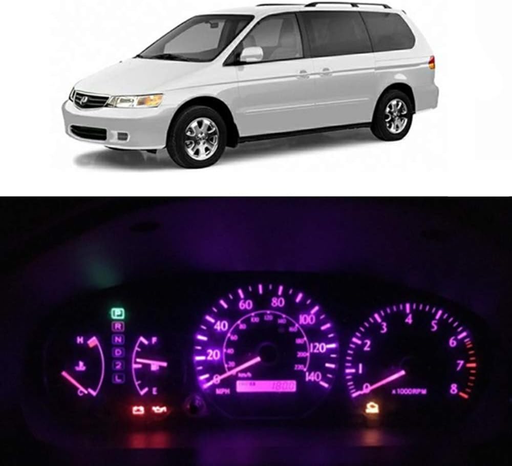 Amazon Com Wljh High Bright Pink Instrument Cluster Panel Gauge Speedometer Dash Light Illumination Bulbs Led Conversion Kit For 1998 2004 Honda Odyssey Pack Of 24 Automotive
