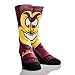 NCAA Arizona State Sun Devils Sparky Mascot Custom Athletic Crew Socks, Large/X-Large