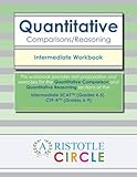 Paperback Quantitative Comparisons/Reasoning Intermediate Workbook Book