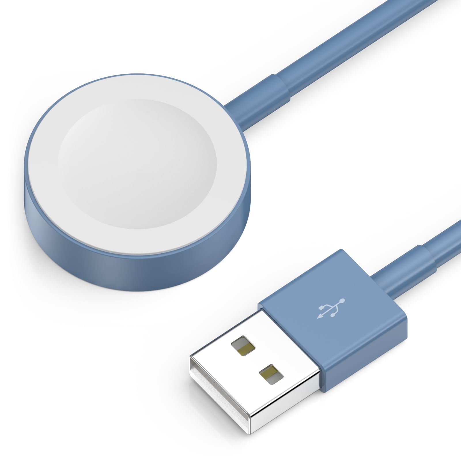 2026 Upgraded for Apple Watch Charger USB Magnetic Fast Charging Cable Portable Wireless Charging Accessories Compatible with iWatch Series 11/10/9/8/7/6/5/4/3/2 Ultra 3/2/SE-Blue