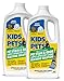 KIDS 'N' PETS - Pet Stain & Odor - Carpet & Upholstery Cleaner Machine Solution - Pack of 2-27.05 oz - Professional Strength Formula Deeply Cleans Carpet & Upholstery - Non-Toxic & Child Safe