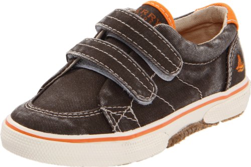 sperry halyard hook & loop boat shoe