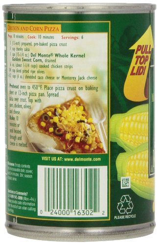 DEL MONTE WHOLE KERNEL GOLD CORN, 15.25-OUNCE (PACK OF 8)