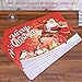6PCS Cute Christmas Placemats Waterproof Xmas Placemat for Dining Table Decoration(17.3” X 11.8”)