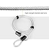 U-Lock for Bicycles, DINOKA U Bicycle Lock + Steel Cable Lock with Holder, 2-in-1 Bicycle Locker, U Lock, Flexible Steel Cable - Image 3