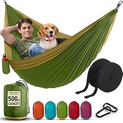 Durable Hammock 400 lb Capacity - Lightweight Nylon