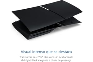 PlayStation 5 Console Covers (Model Group - Slim) – Midnight Black