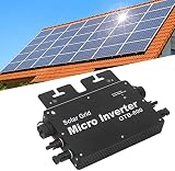 Walfront 800W Solar Grid Tie Micro Inverter 30A WiFi Control 120/230V Waterproof view 5