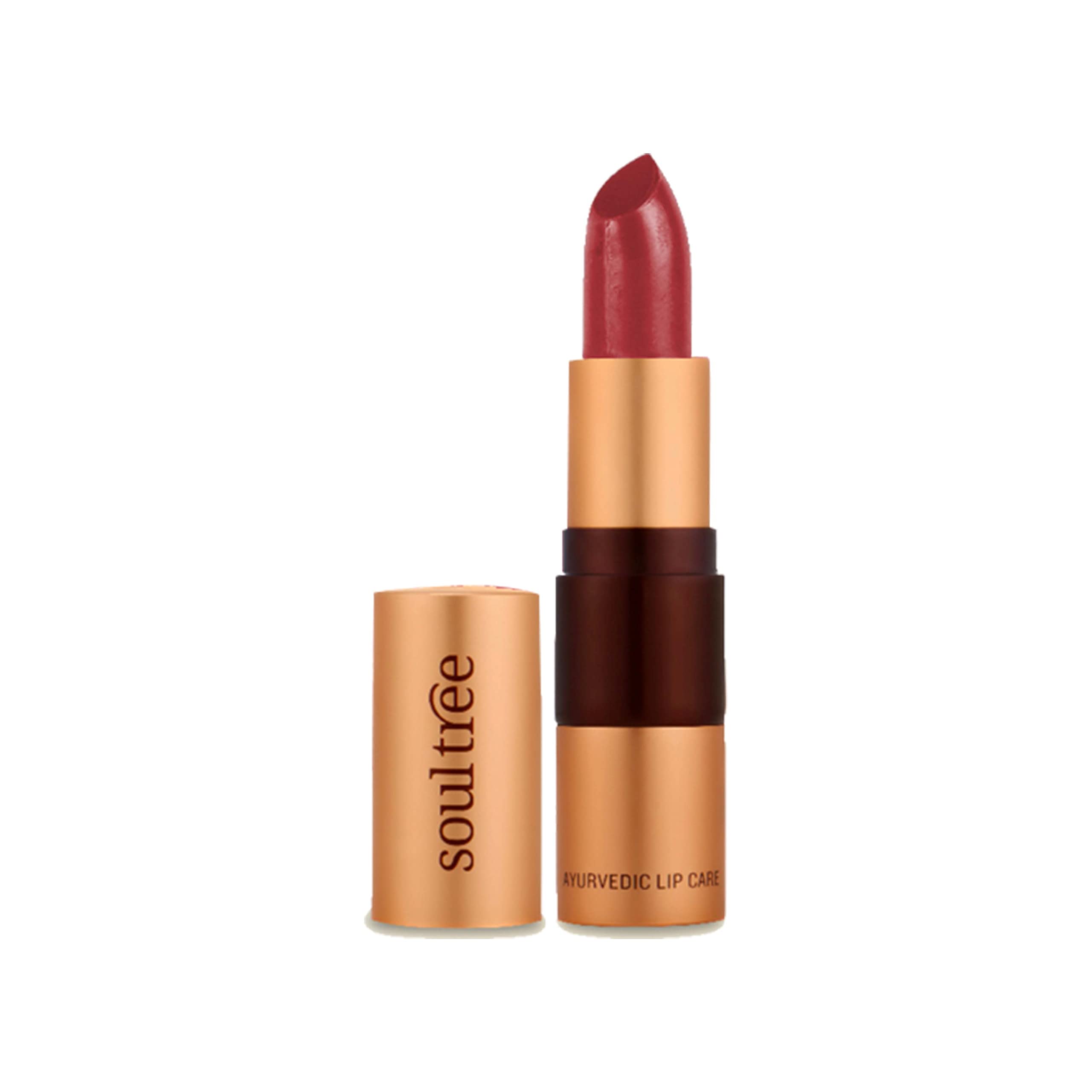 SoulTree Ayurvedic Lipstick - Colour Sunshine 655, 4gm