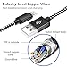 [4 Pack]Lightning Cable, (3FT 6FT 6FT 10FT) Nylon Braided Charger Cable Cord Lightning to USB Cable Support iPhone 8/X 7/7 Plus/6/6s/6 Plus/6s Plus, iPad Pro/Air/mini,iPod（Black+white)
