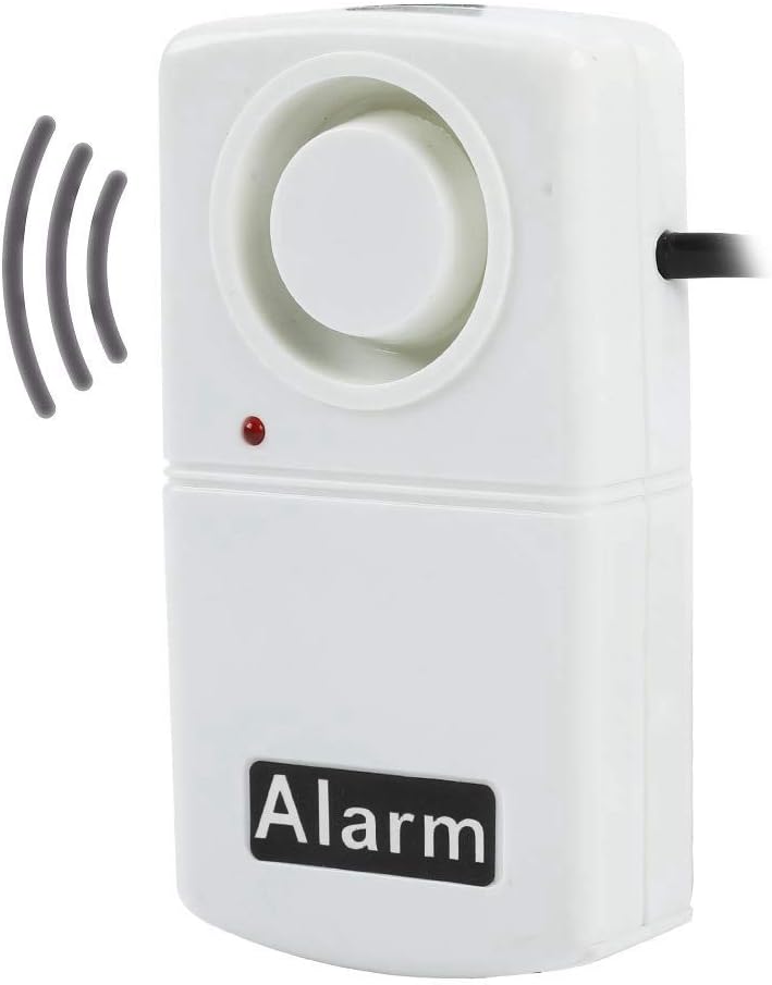 fosa Power Failure Alarm, 220V LED Indicator Smart 120db Automatic Power Cut Failure Outage Alarm Warning Siren CN Plug