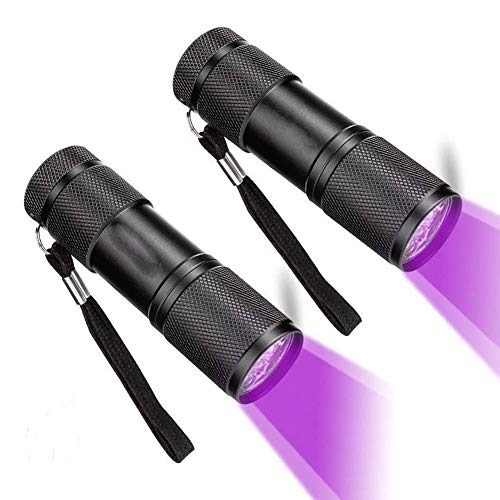 CFIKTE UV LED Flashlight Black Light UV Lights 9