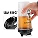 Clearance Sale- Mix Whip Blend & Shake Clear Classic Colored Screw Top Shaker Bottle Sport Mixer Smoothie Protein Weight Loss Shakes & Powders20oz Black)