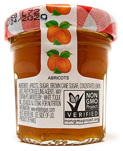 Bonne Maman Apricot Preserve Mini Jars - 30 pcs x 1 oz - Kosher Jelly Jam