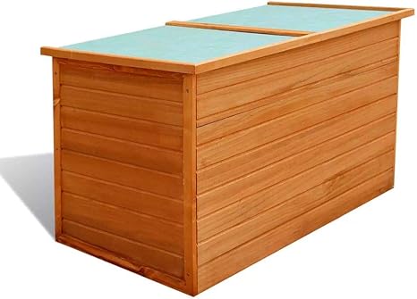Caja de Almacenamiento de Madera para jardín Color marrón para Muebles