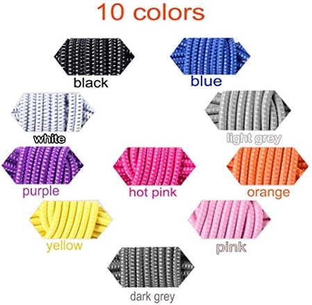 DreamFire Elastic Shoelaces with Lock No Tie Shoelace for Men Women Kids Outdoor Camping Dark Gray 1 pair