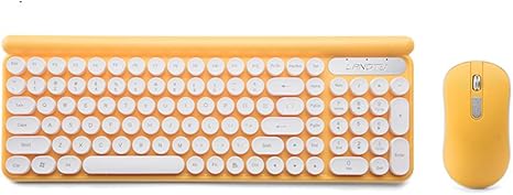 Amazon Co Jp ワイヤレスキーボード 女性向けに設計 携帯電話スタンド付き ゲーミングキーボードとマウス 防水キーボード キーボードとマウス セットのゲーミング 格安ゲーミングキーボード Yellow L400 ホーム キッチン
