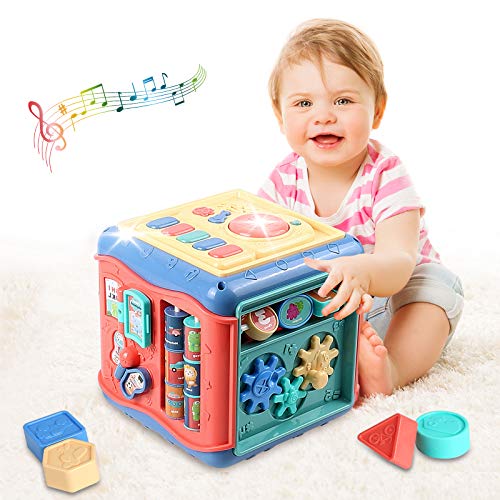 Early Learning Educational Cube Toy Multifunction 6 in 1 Activity