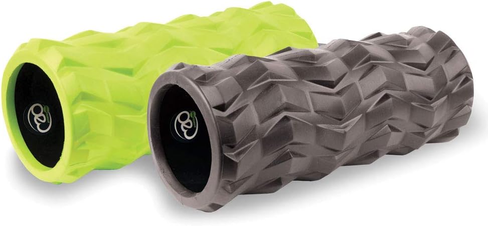 Fitness Mad Tread EVA Foam Roller, Portable Deep Pain Relief, Trusted by Athletes for Pre/Post Workout, Rehabilitation and Myofascial Release, Ideal for Footballers Runners Cyclist Gym
