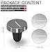 Magnetic Car Mount PAMKER Universal Colorful Air Vent Aluminum Alloy Car Phone Holder Cradle for iPhone 7/6S/6/6S Plus, Samsung Galaxy S7/S6/Note 5, HTC and GPS Devices-[Space Gray]
