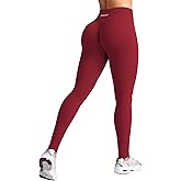 VOYJOY Workout Butt Lifting Leggings for Women Hidden Scrunch Tummy Control Gym Leggings Seamless Yoga Pants