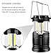 Camping Lantern with Magnetic Base Collapsible Portable LED Flashlights COB Lamp Waterproof Tent Light Survival Kit Hook Battery Operated for Emergency Hurricane Outage Outdoor Home (Pckage of 1)