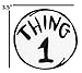Dr. Seuss Thing 1 Embroidered Patch by elope