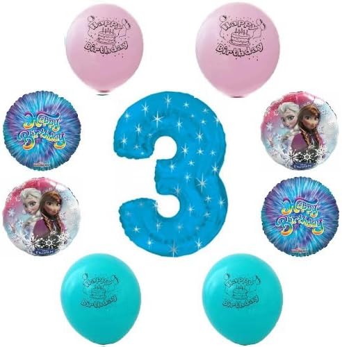 Disney Frozen Happy 3rd Birthday Party Balloon Decoration Kit