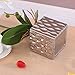 White Artificial Phaleanopsis Arrangement with Vase Decorative Orchid Flower Bonsai Table Centerpiece with Chrome plated flowerpot