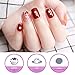 Teenitor 3456 Pcs Nail Crystal Rhinestones With Wax Pen Picker, 6 Sizes Round Glass Flat Back Diamonds Beads Gems For Nail Art Craft DIY Dress (SS3 4 5 6 8 10) 576 Pieces Per Size