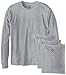 Hanes Essentials Men's Long Sleeve T-Shirt Pack, Men's Long Sleeve Tees, Crewneck Cotton T-Shirts, 2-Pack