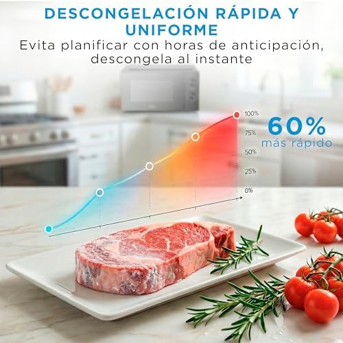 Microondas 20 litros y 700 W de potencia | Microwave | Horno Microondas Negro de Sobremesa con Plato Giratorio, Función Descongelación, 5 Niveles de Potencia, Temporizador | Microondas sin grill