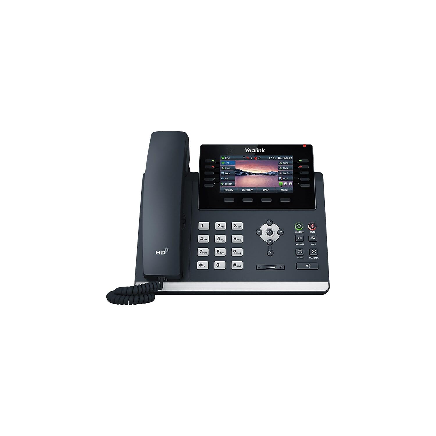 Photo 1 of ****************Missing power supply*******************
Yealink SIP-T46U IP Phone - Corded - Corded - Wall Mountable, Desktop - Classic Gray