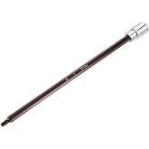 uxcell 1/2" Drive x 6mm Extra Long Hex Bit Socket, Metric, S2 &amp; Cr-V Steel