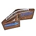 YUHAN PRETTY Mens Wallet Vintage RFID Blocking Leather Bifold Wallet Trifold (PU Horizontal Coffee)