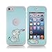SINYONG Case Compatible with iPod Touch 6th Generation iPod touch 5 Case Hybrid Shockproof Full body Armor Defender Protective Case Cover for iPod touch 5/ iPod touch 6 - Elephant+Grey