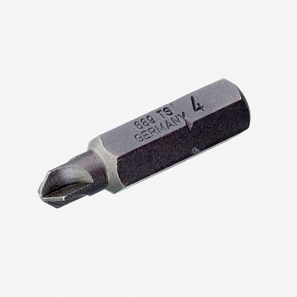 GEDORE Screwdriver Bit 1/4 Inch Four-Wing Torx Set 8 mm, 689 TS 8