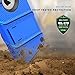 Zizo Bolt Series Compatible with iPhone SE Case Military Grade Drop Tested with Screen Protector Kickstand Holster Belt Clip iPhone 5s Blue Black