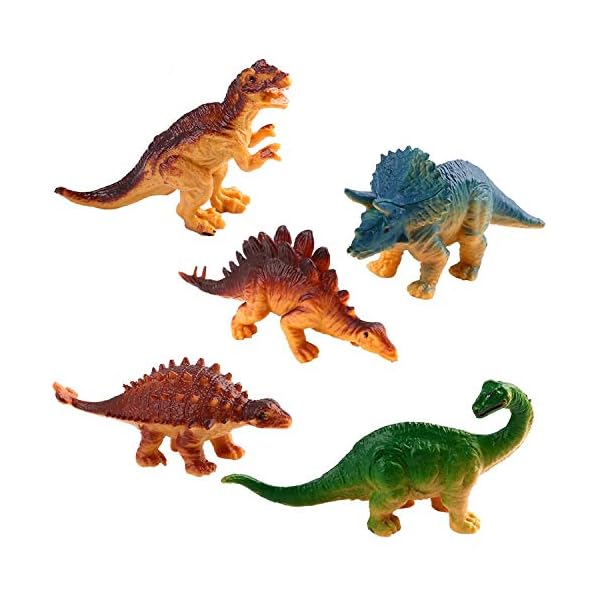 Dinosaur Truck Toy, Dinosaur Truck Set with 6 Mini Dinosaurs Educational Kids Truck Toy Car for Children Boys Girls