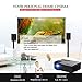 Shenboxun 2017 Projector (Warranty Included), Mini LCD LED Multimedia Portable Video Projector For Home Cinema Theater Support HD 1080P With HDMI USB SD AV Ports