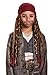 Disney POTC5 Jack Sparrow Bandana W/Dreads - Child, Multicolor, One Size