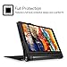 Fintie Case for Lenovo Yoga Tab 3 10 (NOT Fit Lenovo Yoga Tab 3 Pro 10 / Yoga Tab 3 Plus 10.1), Premium PU Leather Folio Cover with Auto Sleep/Wake Feature for Yoga Tab3 10.1-Inch Tablet, Black